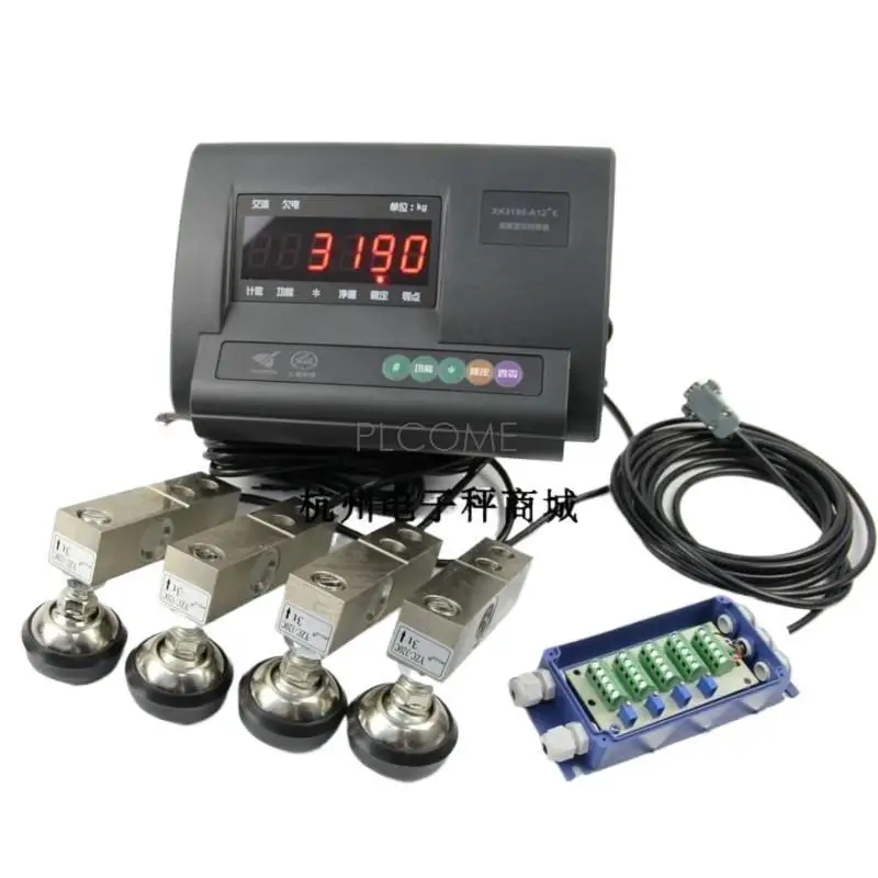 Weighbridge Kit Includes Digital Weighing Indicator + Load Cell Sensors + Junction Box, For Platform Scale Loadometer