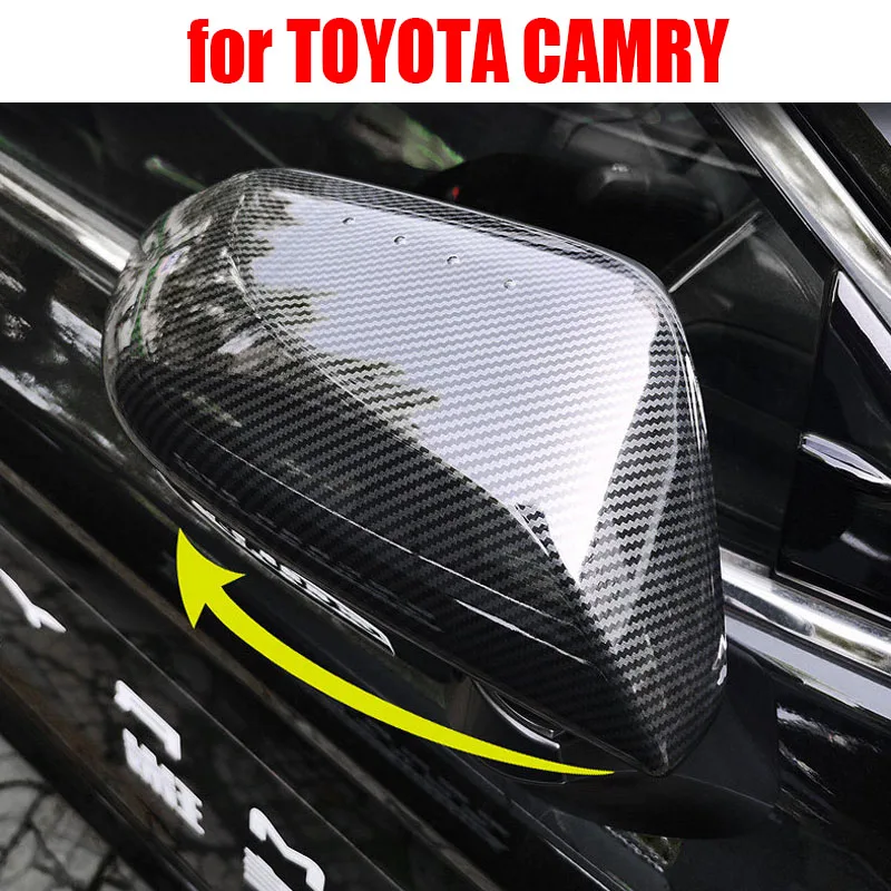 

Rearview Mirror Cover Cap Mirror Shell Suitable for TOYOTA CAMRY 2018 2019 2020 2021 2022 2023 2024 2025 2026