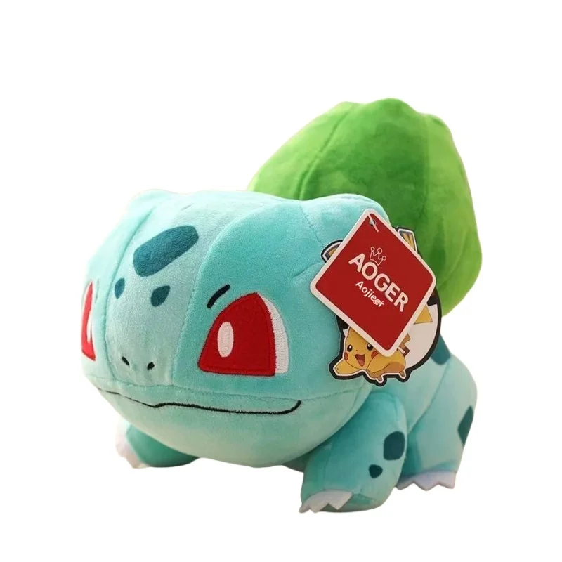 

Aoger Authentic Pokemon Bulbasaur Plush Toy Stuffed Animal Doll Soft Cushion Pillow For Birthday Gift Collection