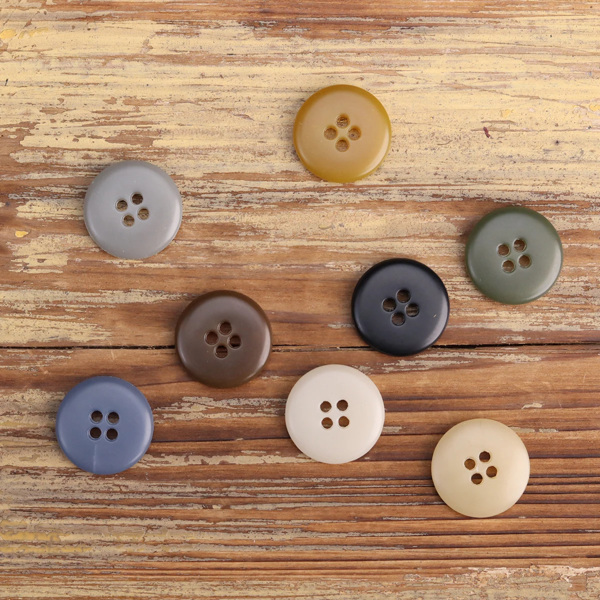 10pcs Simple High Quality Urea Buttons For Clothing 4 Hole Classic Suit Blazer Pants Corduroy Sewing Accessories