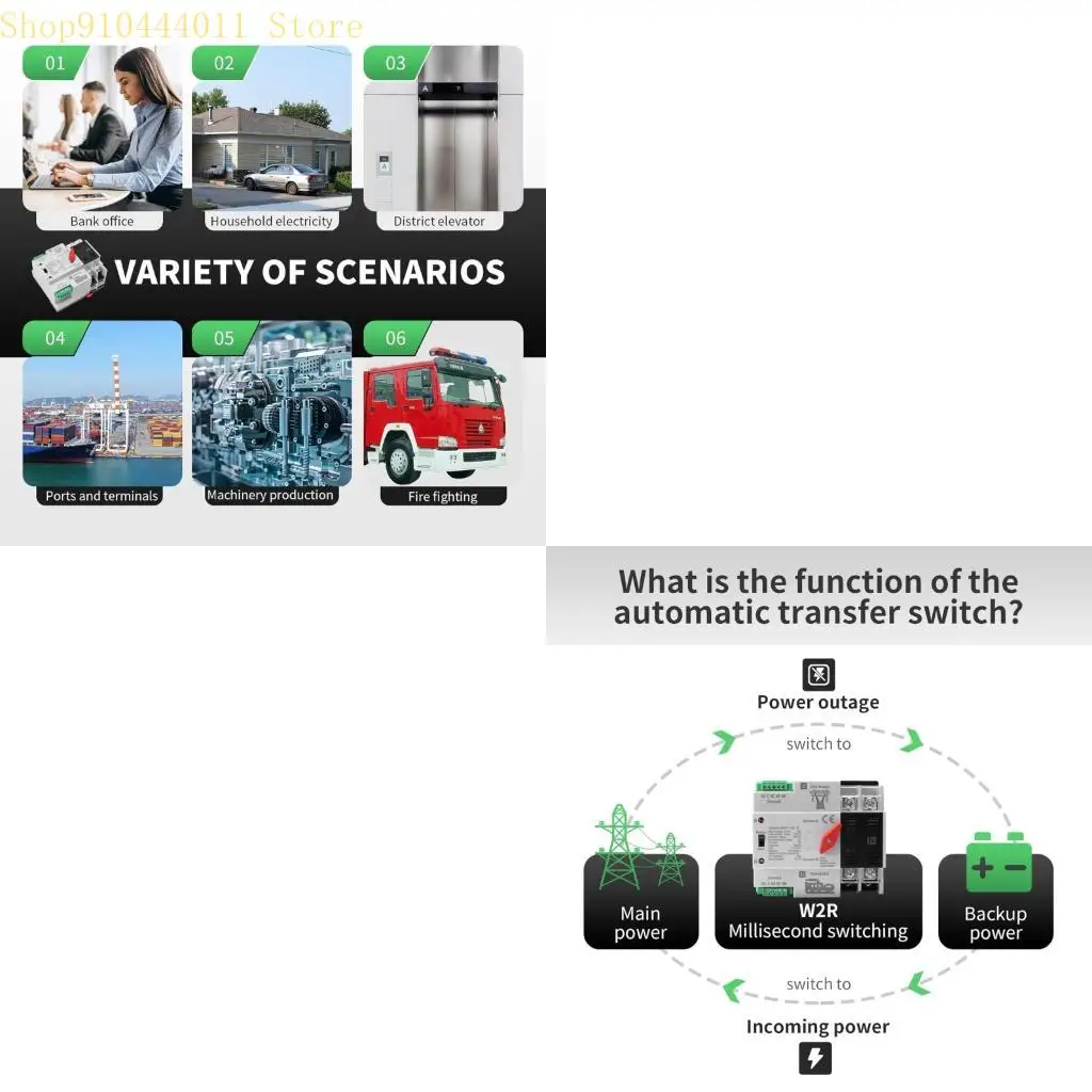 

28GF 2P 100A Changeover Switches Din Double Power Automatic Transfer Switches