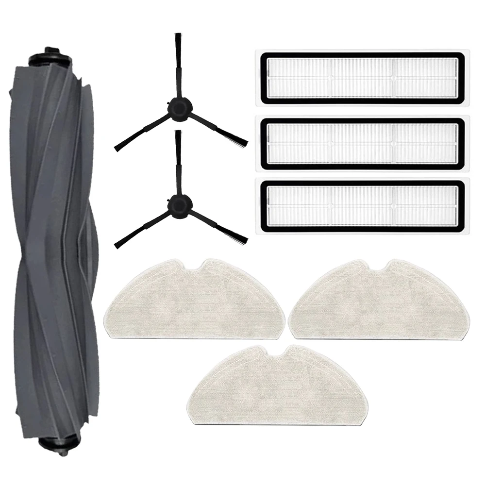 9pcs Main Brush Side Brushes Filter With Cloths For DREAME for d9 for d9 for Max for d9 for Max For GEN2 for d9 for Pro For L10