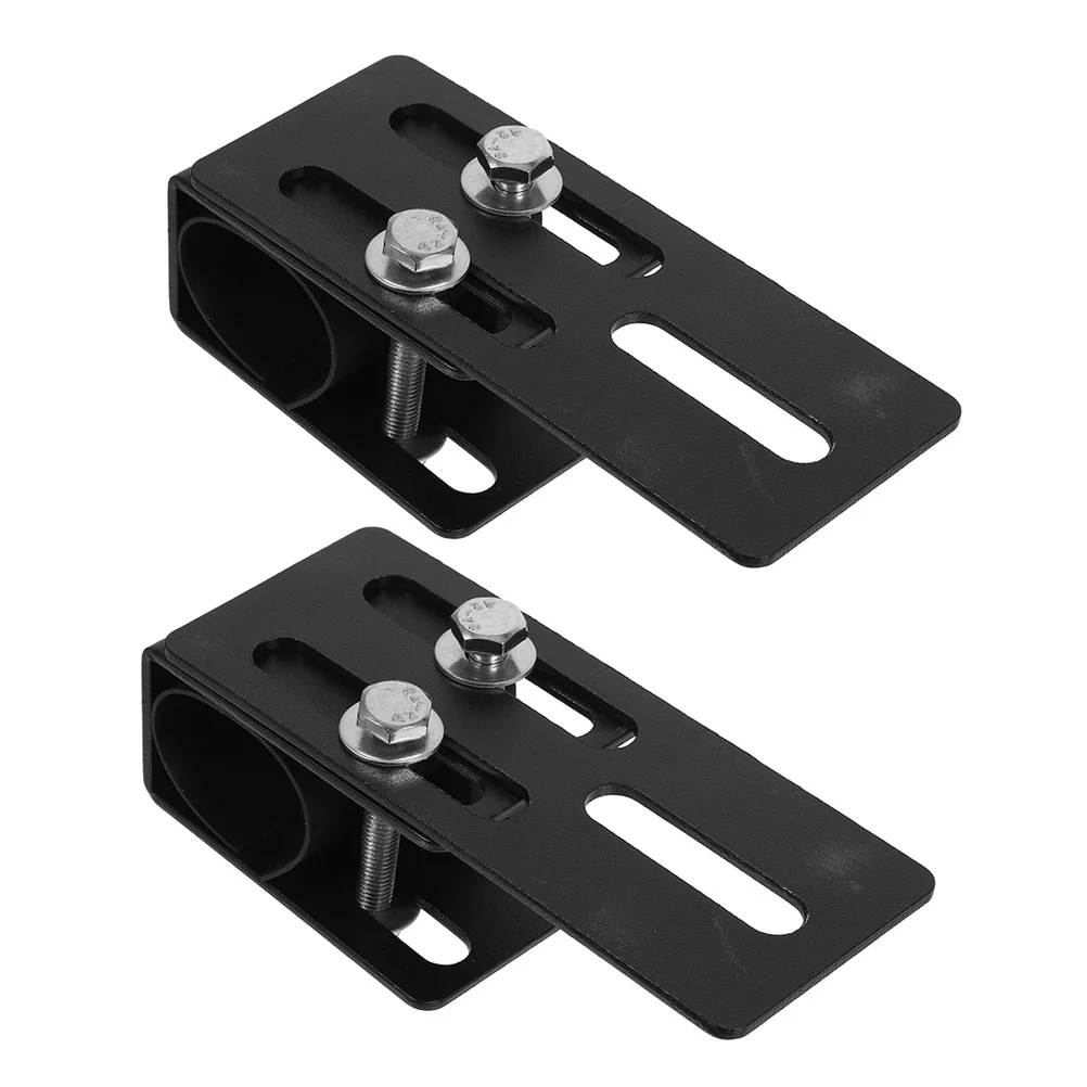 

1 Pair Luggage Rack Clamps Carbon Steel Roof Rack Brackets For Led Light Bar Mounting Off-Road Vehicle Spotlight Holder Durable