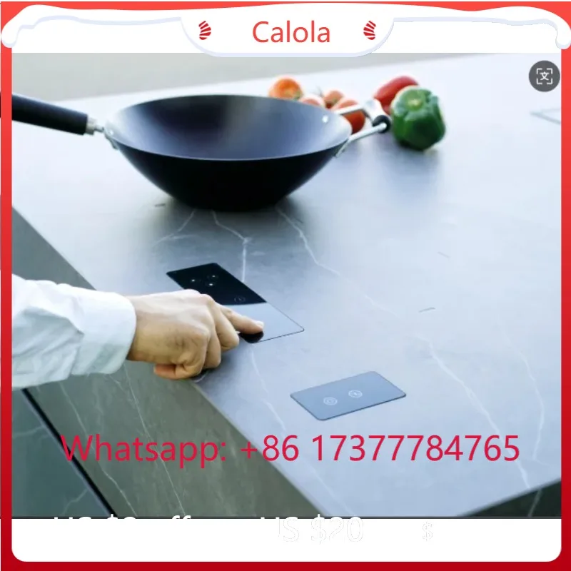 4 Hob Hidden Induction Cooktop Half Bridge Technology Invisible Four Burner Induction Cooker