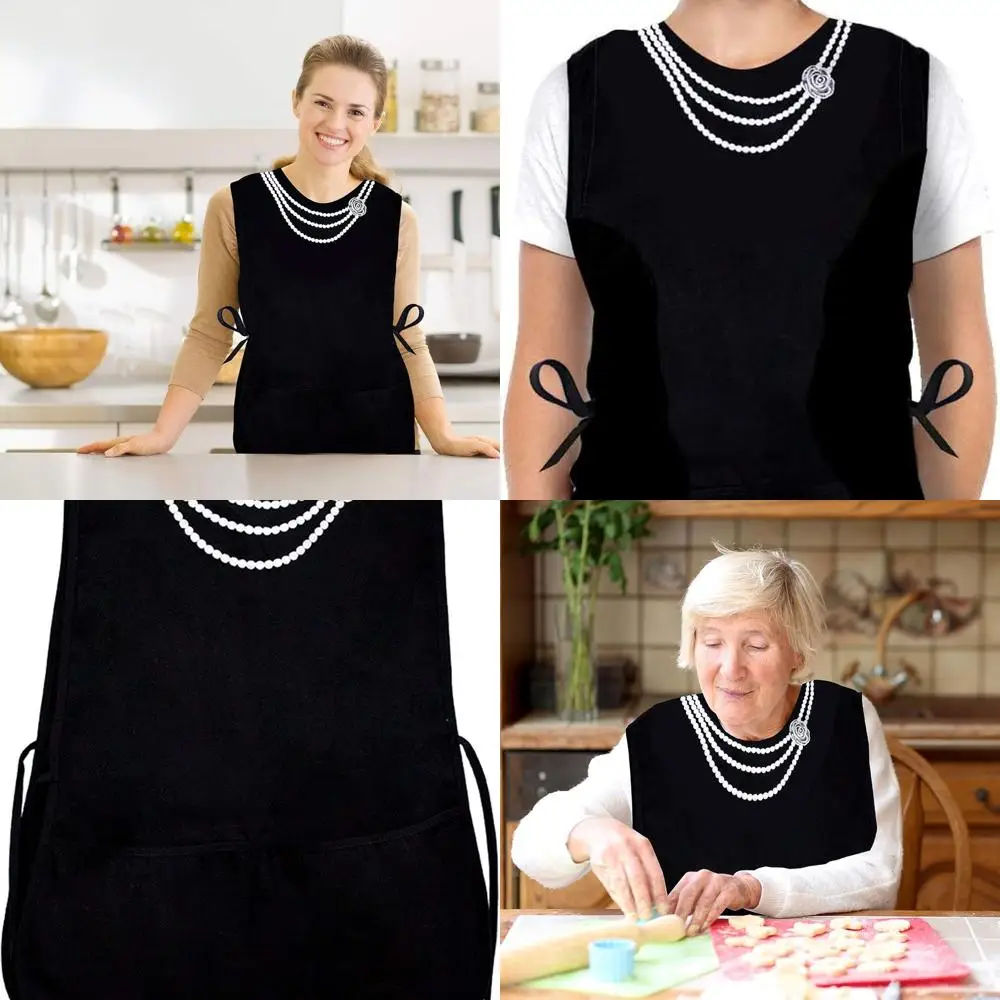 

Женские фартуки больших размеров с карманами для приготовления пищи, испанский стиль