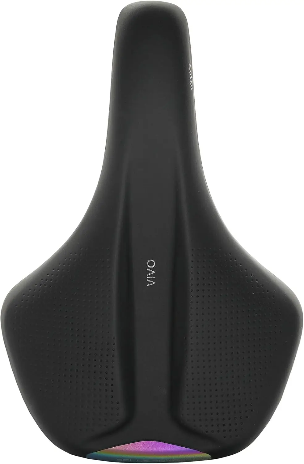 Vivo Ergo Reflectante Moderado, Asiento de bicicleta con visibilidad adicional para se sentir seguro en la oscuridad, negro, talla única