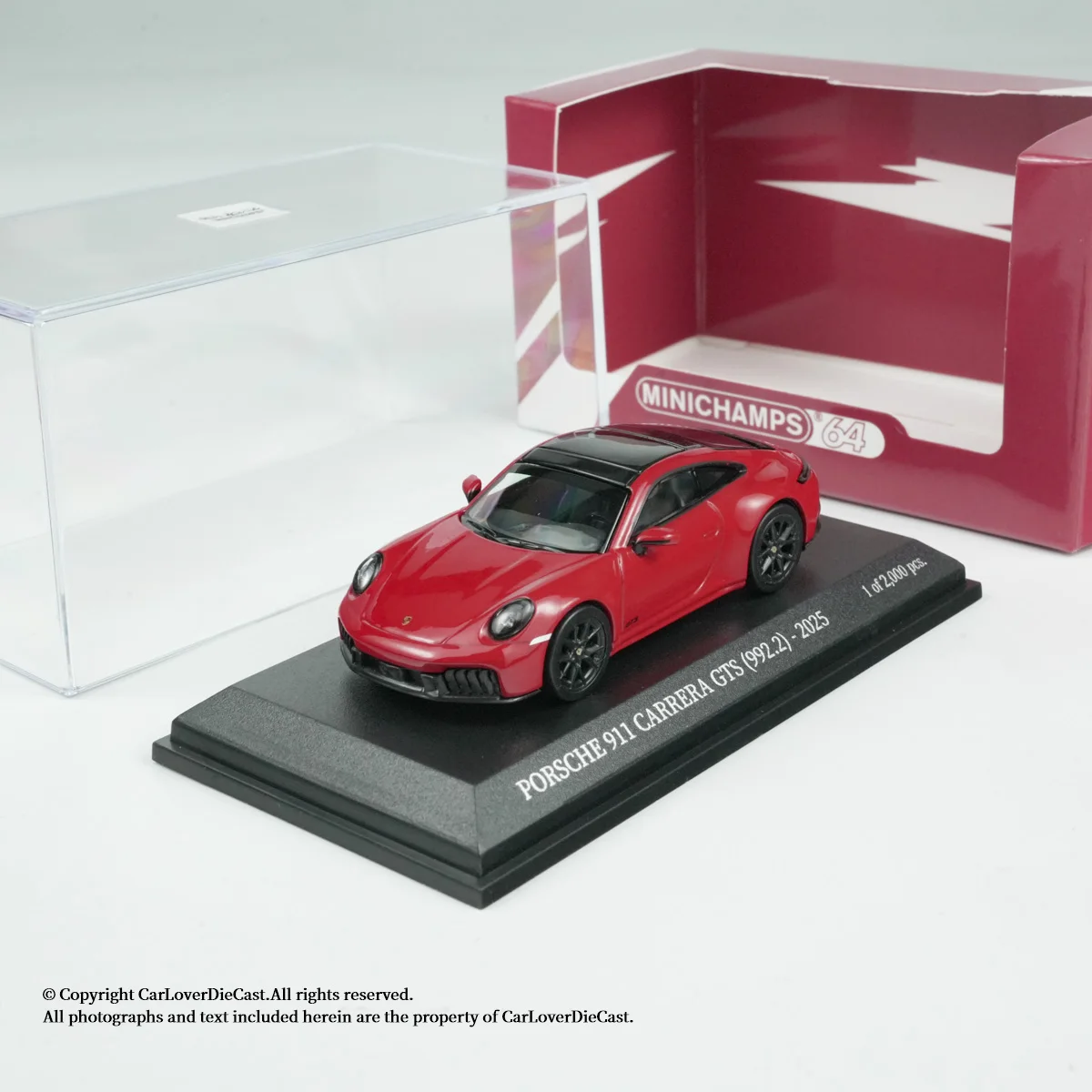 รถโมเดล Minichamps 1/64 ปอร์เช่ 911 (992.2) คาร์เรร่า หลายสี ของตกแต่งห้อง ของสะสม รถจำลอง ของขวัญสำหรับเด็กผู้ชาย