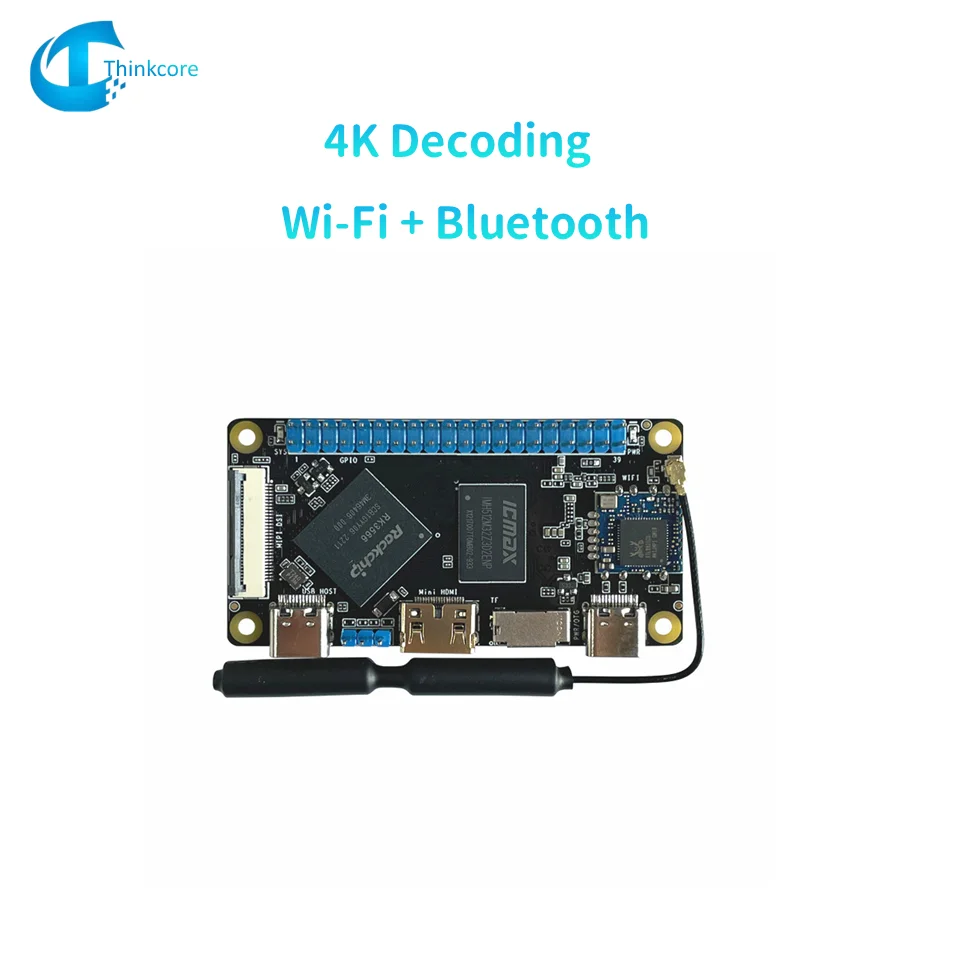 Rockchip RK3566 Single Board Computer SBC Computer DDR4 4GB RAM Linux Android Arm Motherboard 4K Wifi BT4.2 für AIoT Gaming