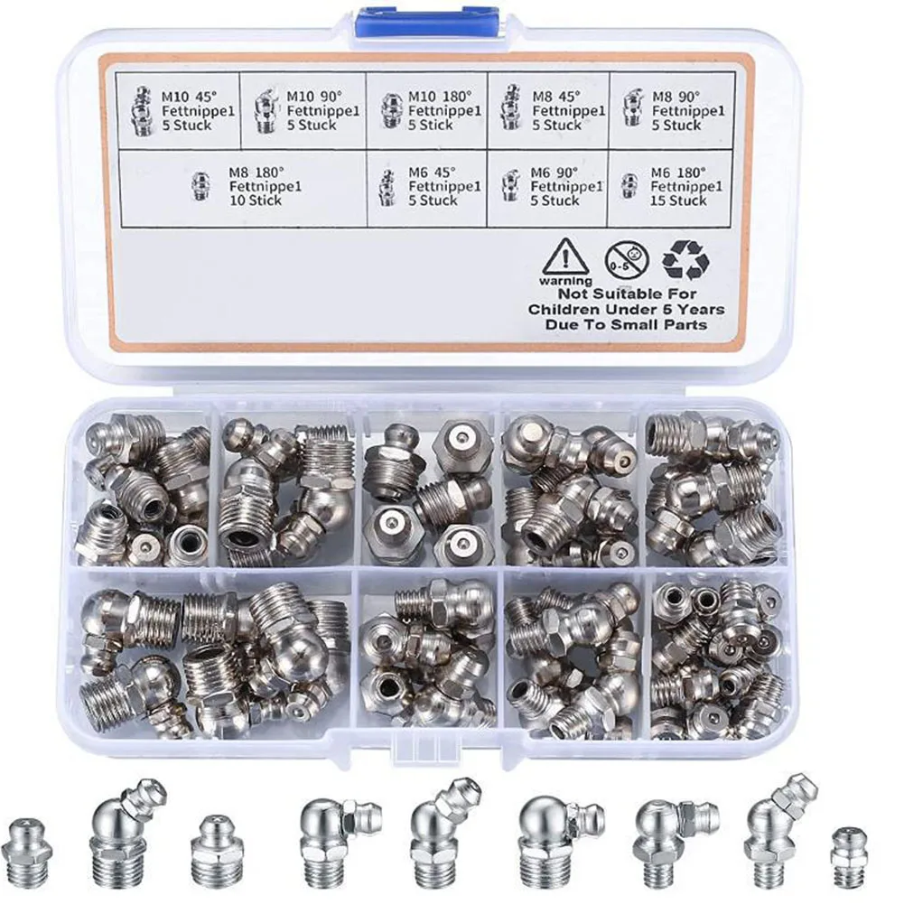 Grease Dispensing Tool Grease Fittings Kit Industrial Maintenance 6mm-straight Compact Needle Grease Dispenser