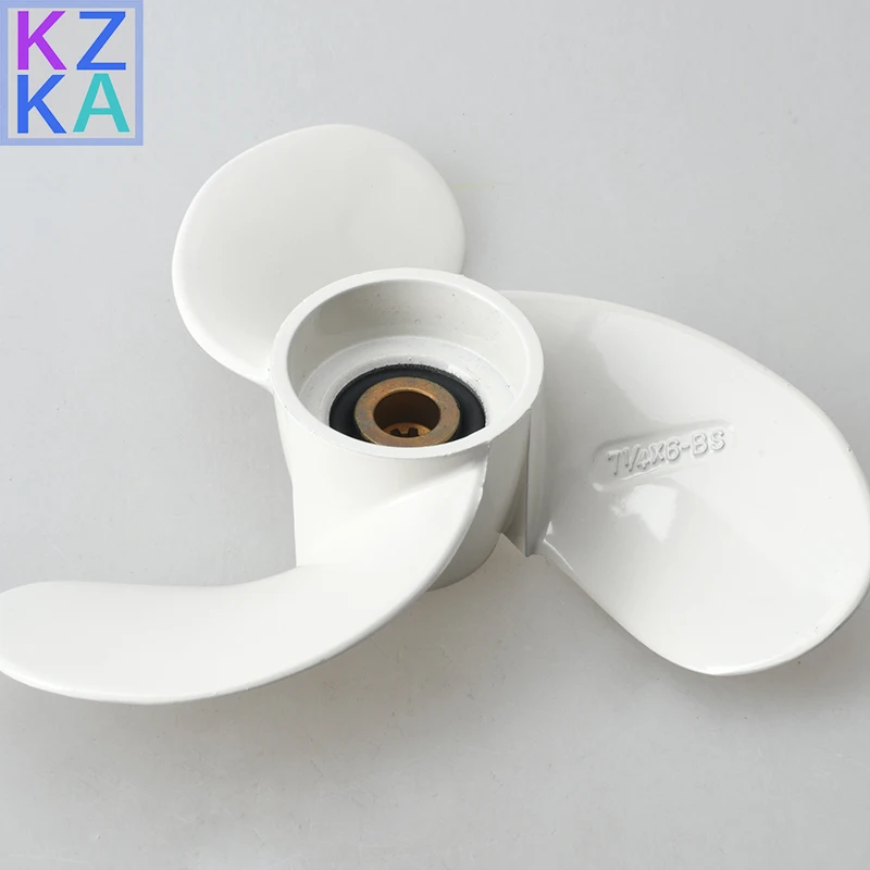 

Подвесной двигатель 6L5-45943 6L5-45943-01-EL Морской алюминиевый пропеллер F2.5A/3A 7-1/4x6 9 Spline для подвесного двигателя Yamaha 3HP 6L5-45943