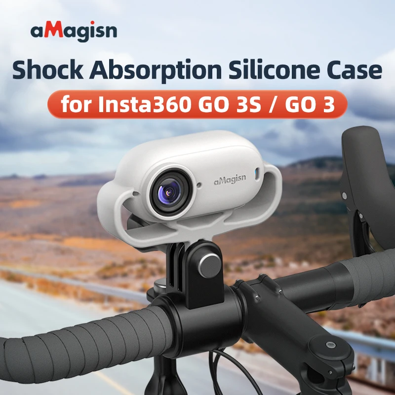 Custodia protettiva per affettatrice ammortizzante per Insta360 GO 3 3S cornice di estensione della staffa estesa per fotocamera GO3S protezione a tutto tondo