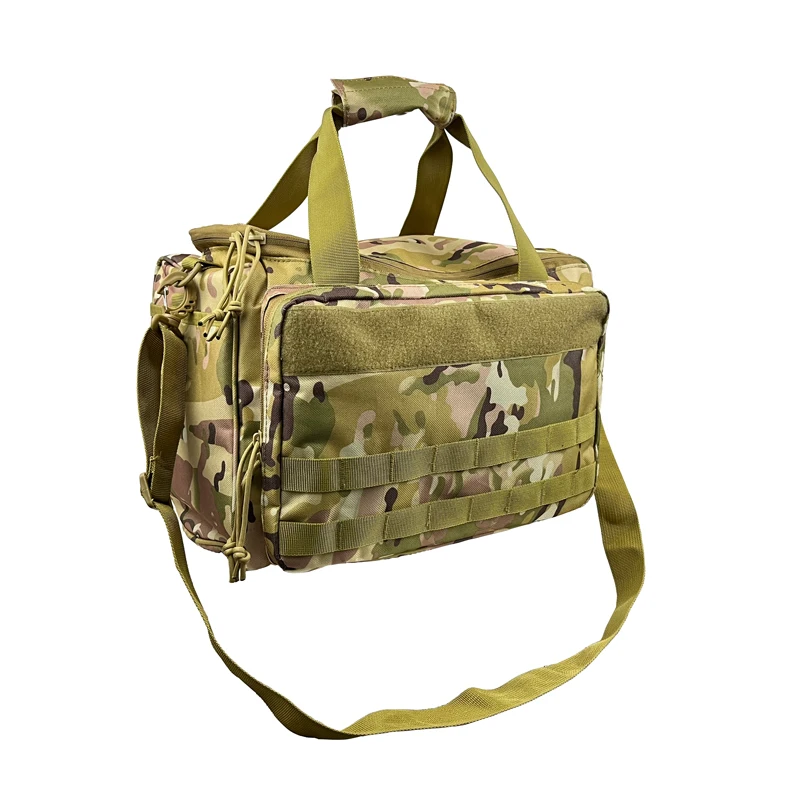 Outdoor Shoulder Bag Tactical Range Bag Molle System Waterproof Nylon Sniper Shooting Pistol Gun Bag Hunting Gear