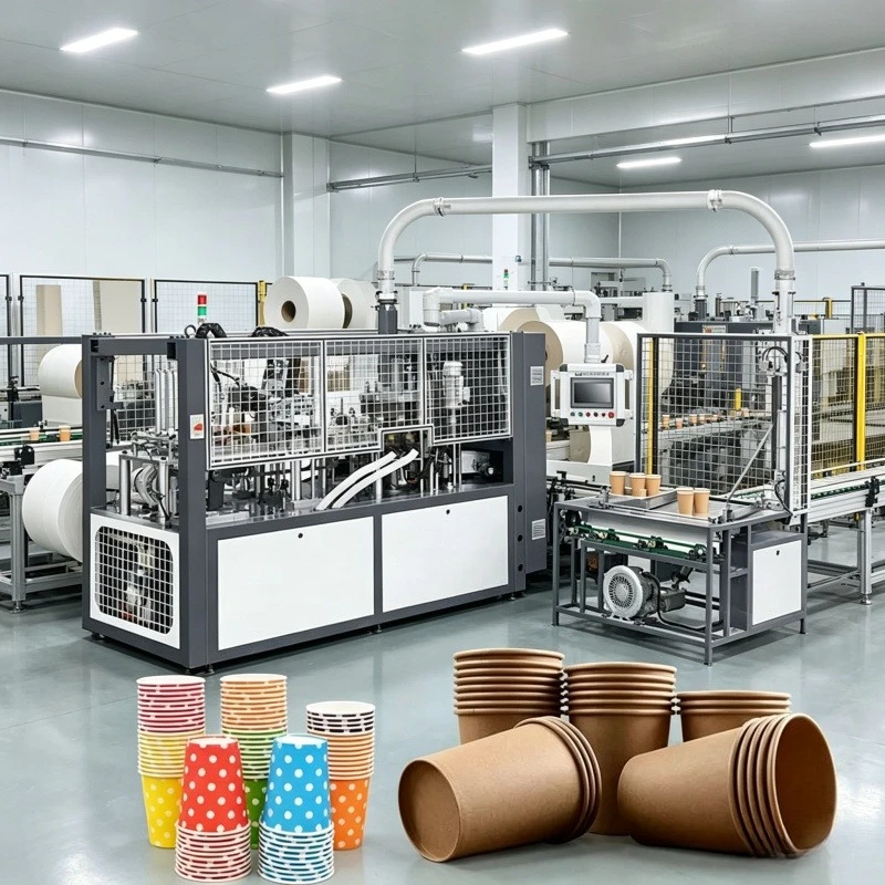 100pcs/min Full Automatic Paper Cup Making Machine Disposable Machine Make Cups Paper High Speed Paper Cup Forming Machine Price