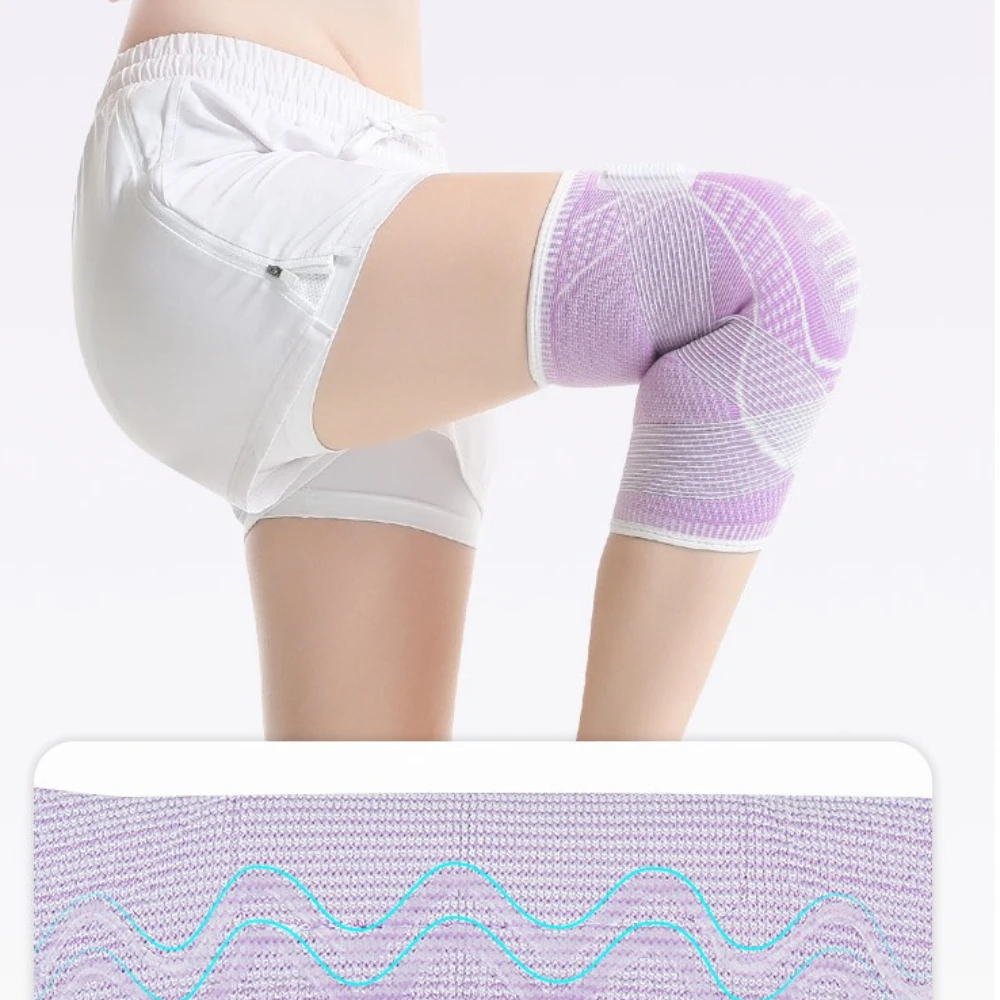 2025 Nuove cinghie di vendita calda per mantenere calde le ginocchiere sportive Versione estesa delle ginocchiere da corsa multifunzionali per la danza del basket