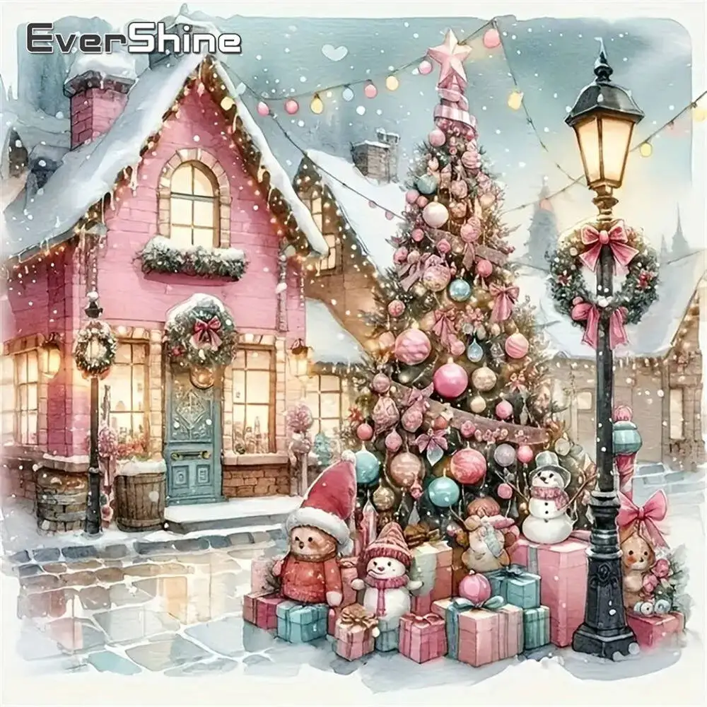 Evershine Diamant-Gemälde, Hund, Tier, Cartoon, komplett, quadratisch, rund, Diamant-Mosaik, Badezimmer, DIY-Bastelset, Heimdekoration