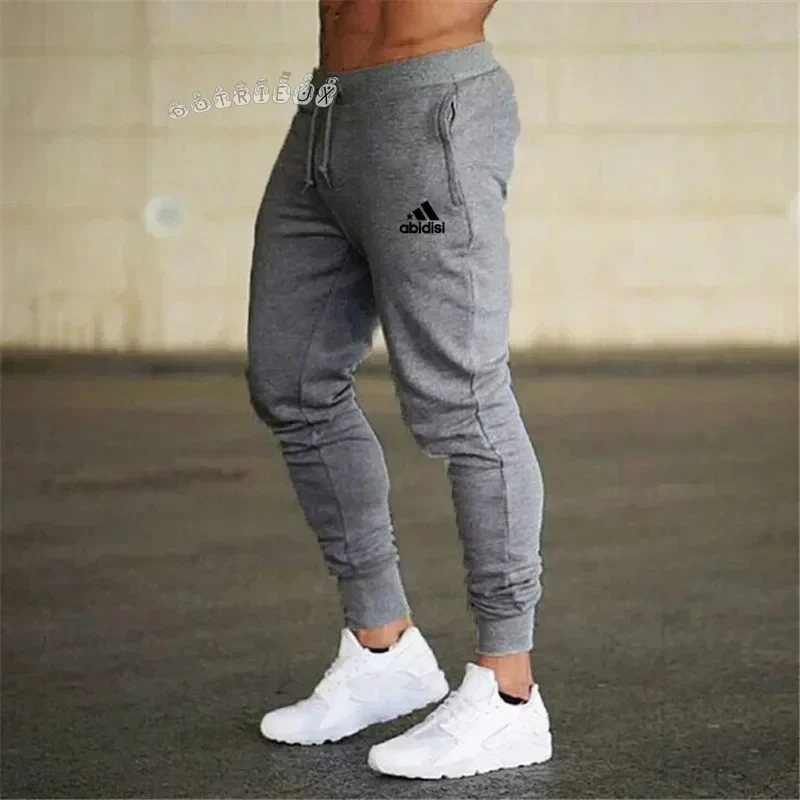 Joggers Pants  Men Summer Drawstring Sweatpants Thin Trousers Workout Running Gym Fitness Sports Pants Casual Streetwear