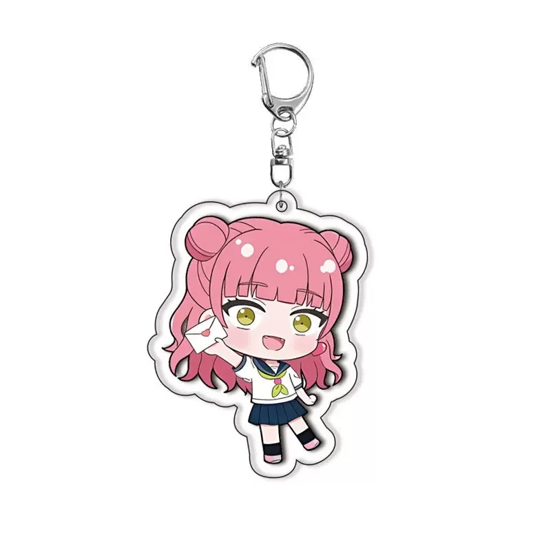 6cm You and I Are Polar Opposites Acrylic Pendant Keychains Bag Charm Accessories Goods Collection Gifts For Friends