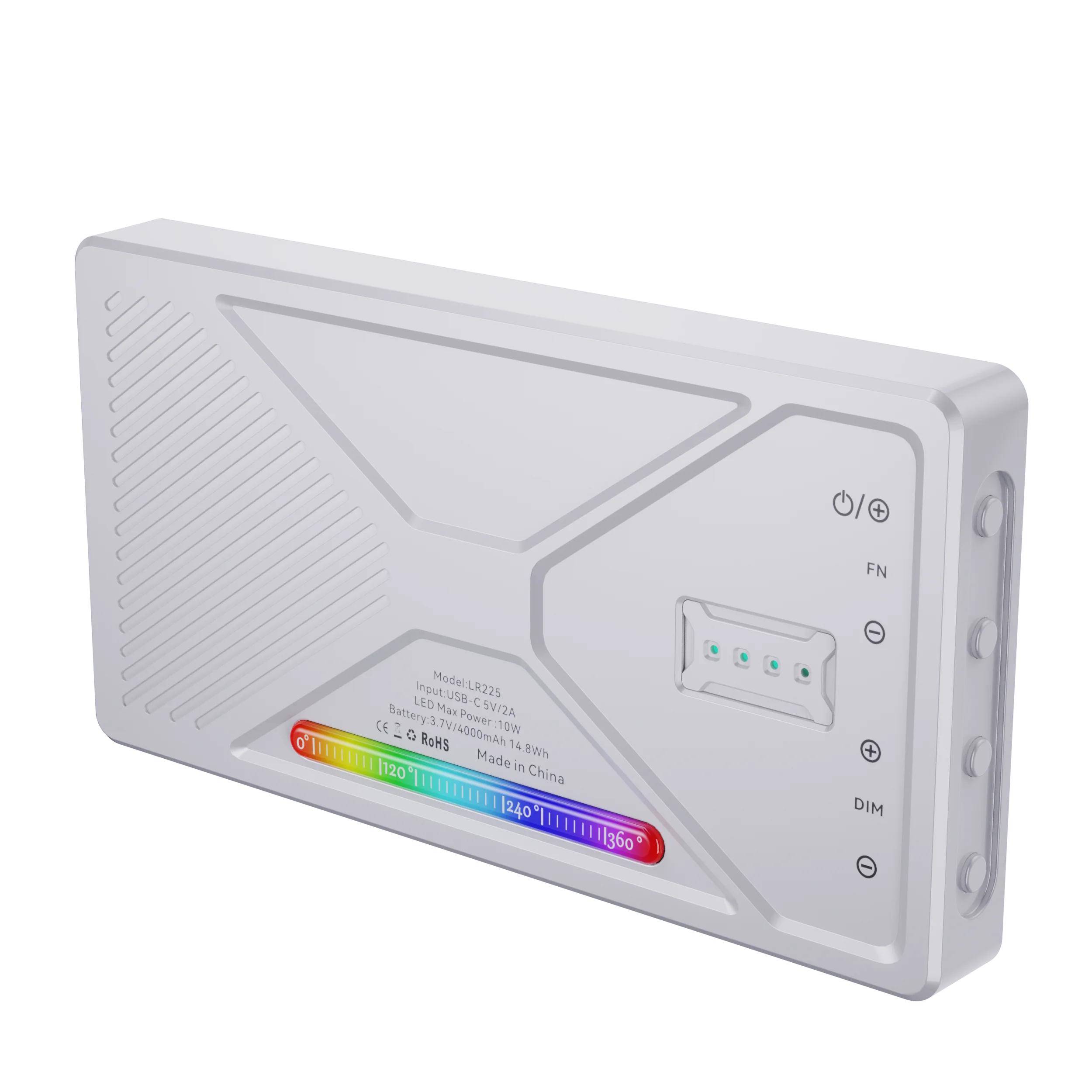 LIYADI LR225 RGB светодиодный светильник для видеосъемки 2500K-9900K карманные заполняющие светильники для камеры телефона освещение для фотостудии без ЖК-экрана