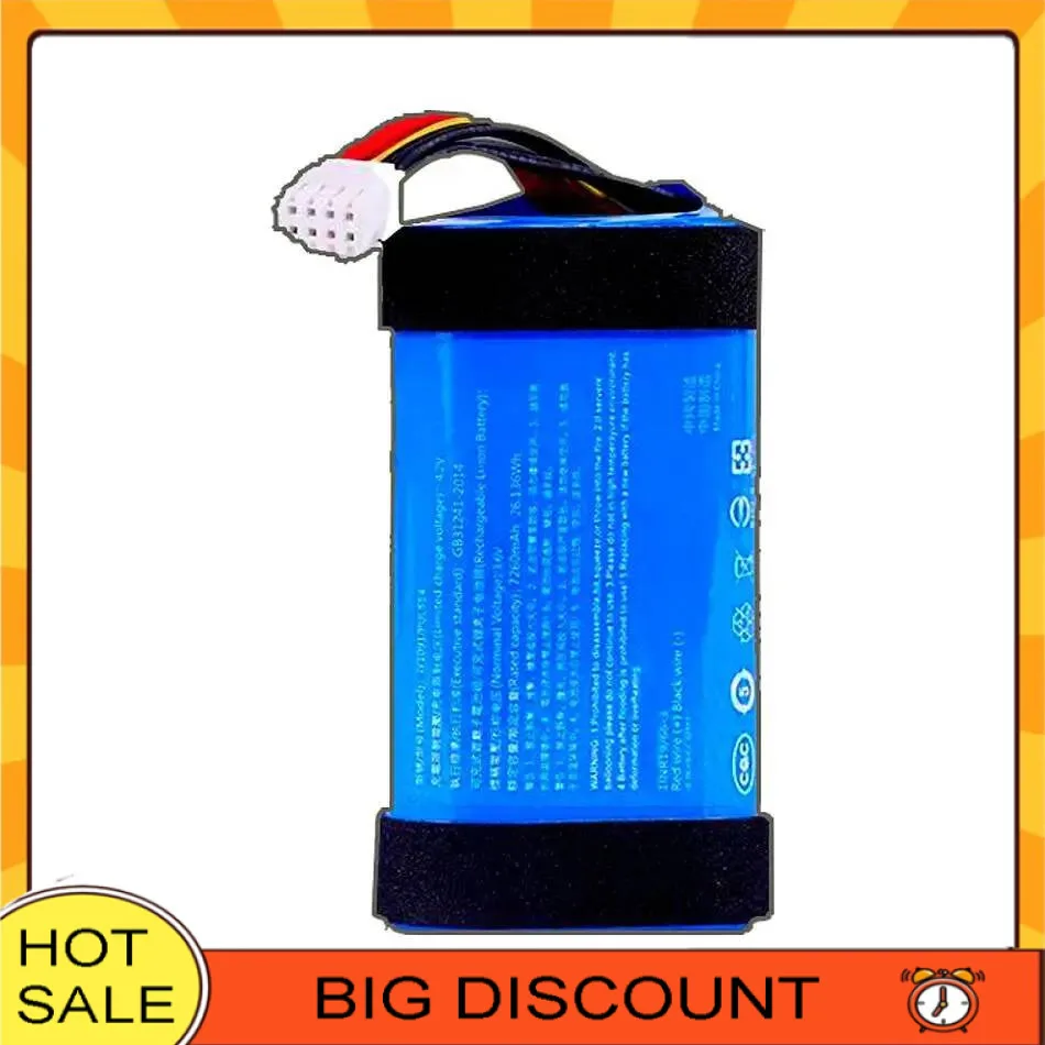 

IY1901 7260Mah Bluetooth Speaker Battery For Jbl Pulse 4 Long Lasting Reliable Replacement