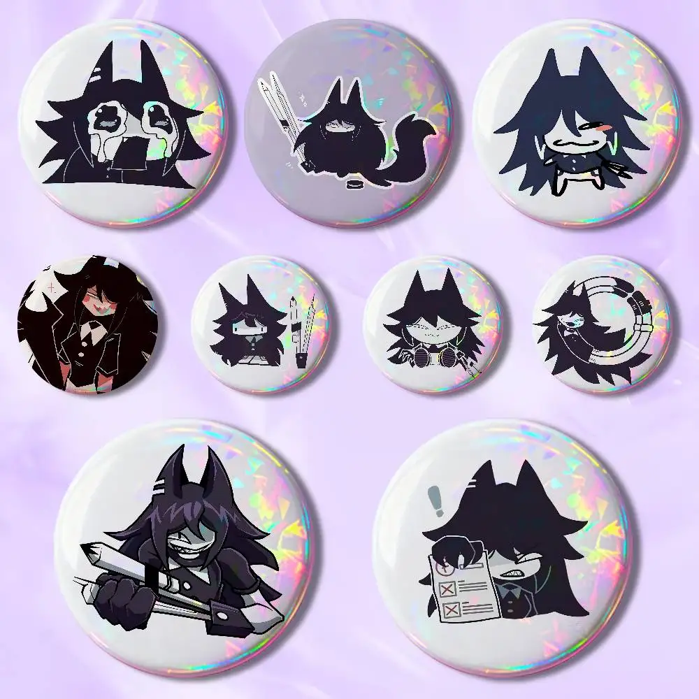 Meme Miss C-Circle FPE Enamel Pin Tinplate Round Brooch Cosplay Nijigen Otaku Culture Badges 58mm 44mm 32mm 75mm 25mm