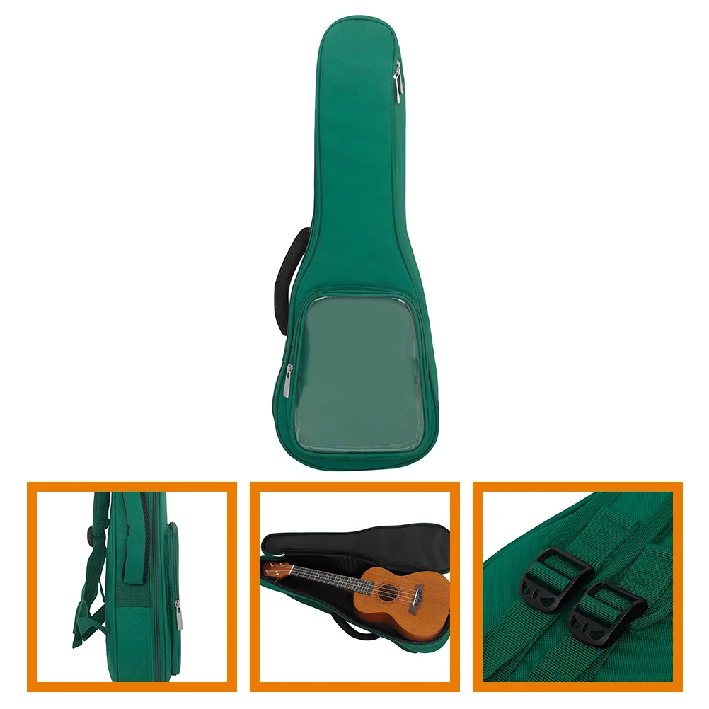 Kép 5: Ukulele Olvasottság 23 hüvelykes Átlátható Domboldal Vágólap párnázott splashproof Könnyűsúly Hordozható tárolására birtokosa esetben számára Kezdő gyerekeknek