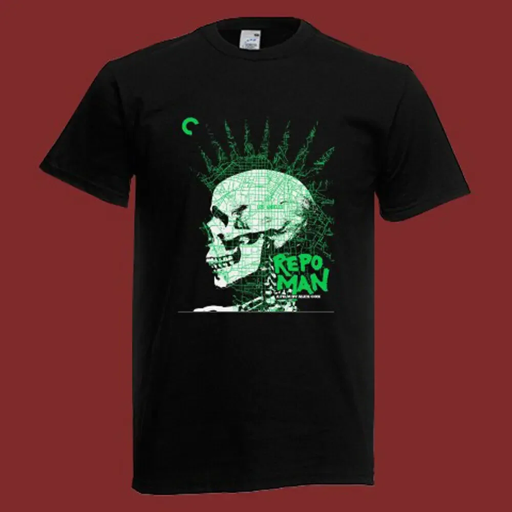 Мужская черная футболка Repo с изображением фильма, размер S 5XL