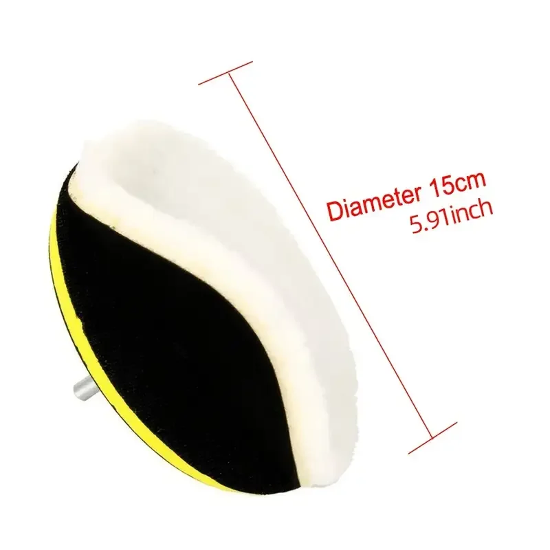 4PCS 6-Inch Polishing Pad Kit - Get a professional gloss with a drill adapter - Perfect for polishing and sanding cleaning