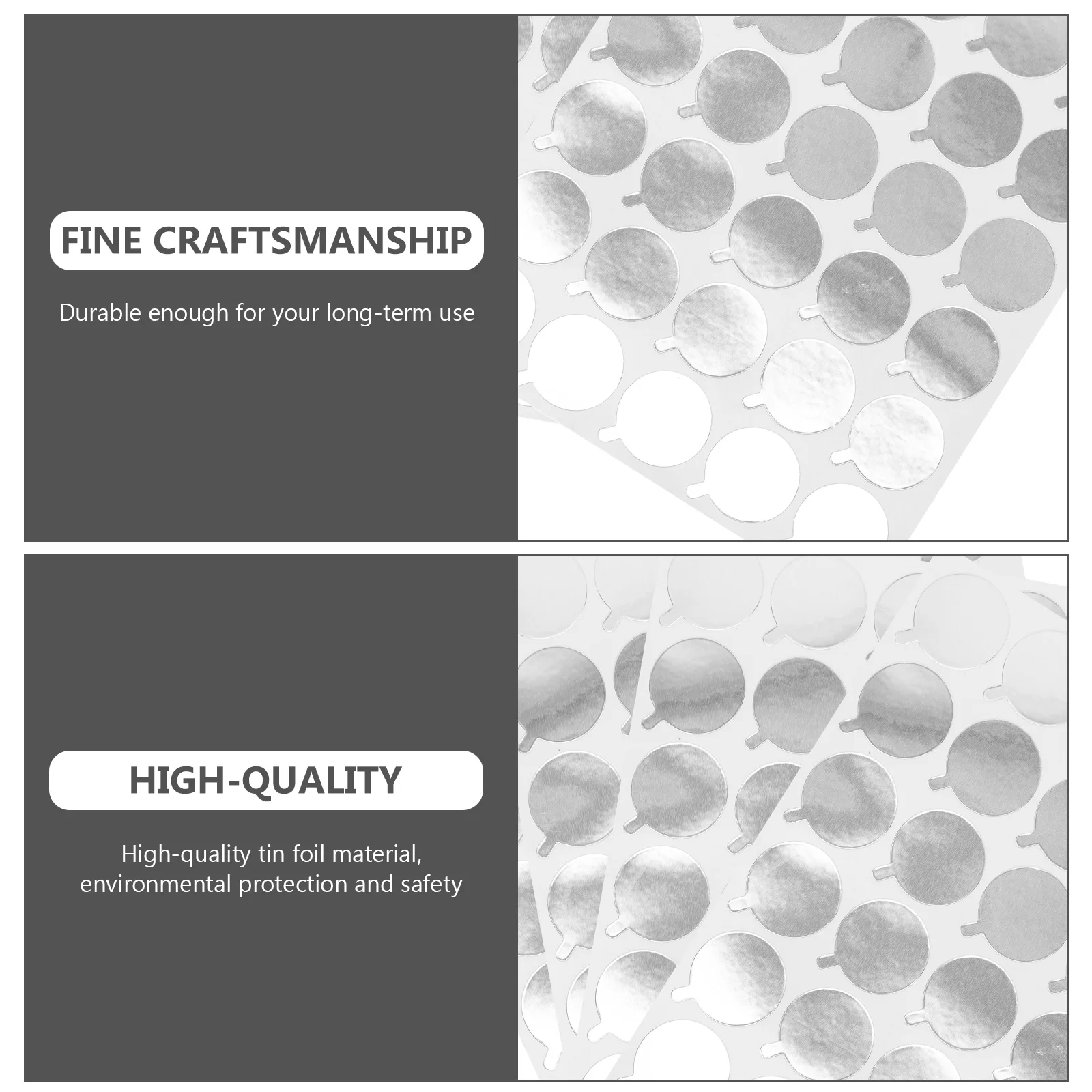 

3 Packs Tin Foil Gasket Eyelash Glue Pallet Extension Pad Disposable Beauty Tool Lash Grafting Supplies Slow Curing Save