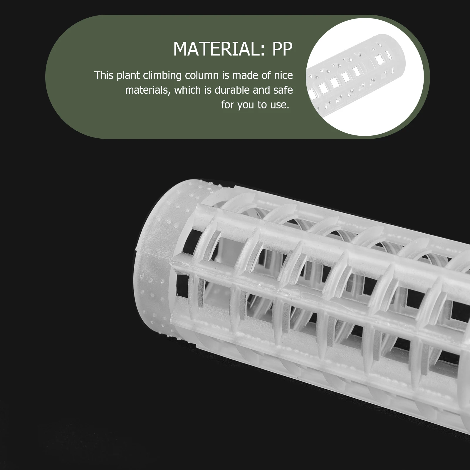 

6Pcs Plant Support Column Heavy Duty Water Moss Column for Climbing Plants Flower Vine Stand Garden Supply Reusable Plant Growth