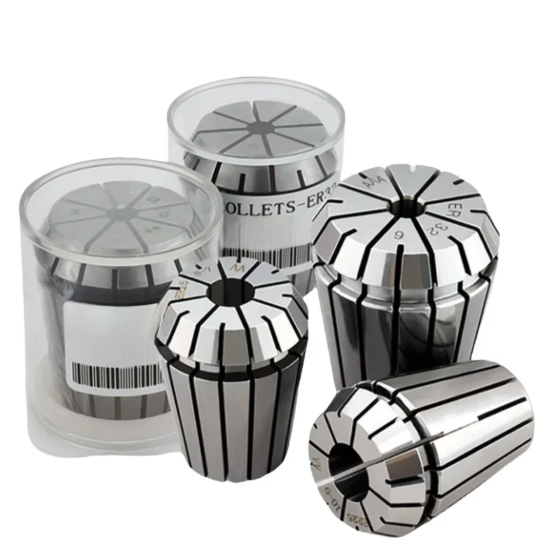 

10PCS ER32 ER40 AA/AAA High Precision 0.008/0.005mm Spring Collet Suitable Engraving Machine Spindle CNC Machining Center