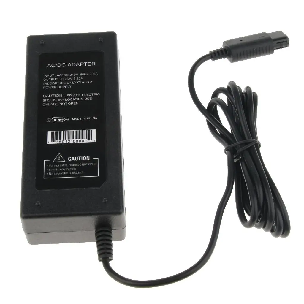 AC Adapter Charger Power Cable Cord Supply for Nintendo Gamecube Compatible Console EU Plug Durable PVC