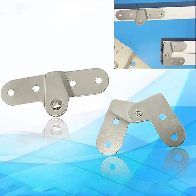 

2PCS Storage Cabinet Folding Table Hinge Furniture Hardware Bifold Hinge