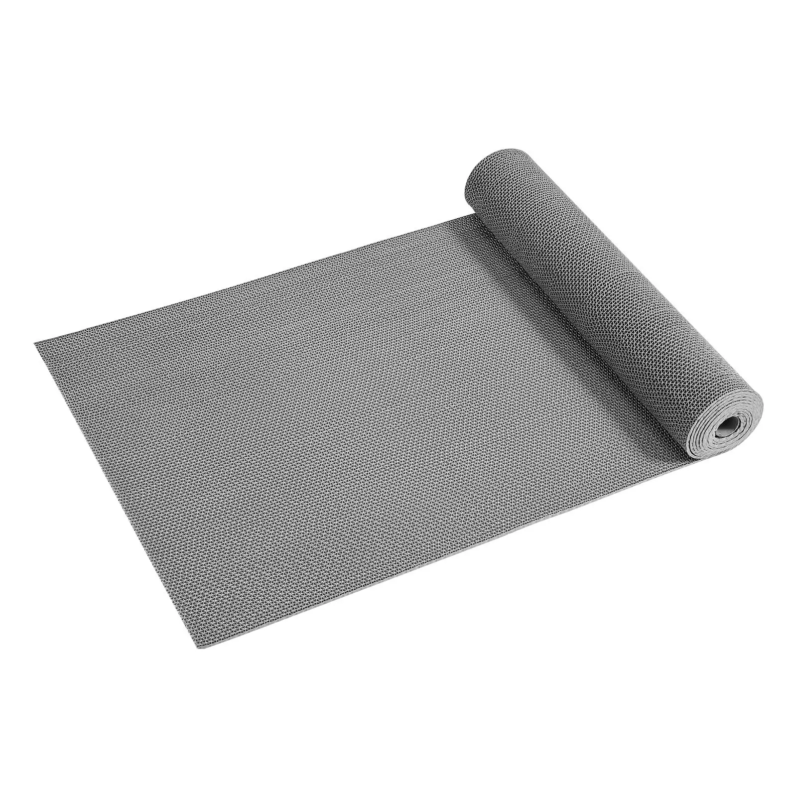 Drainage Mat, 3 x 16.4 ft, PVC Non Slip Commercial Floor Mat, Wet Area Water Drain Splash Matting Hollow Doormat Roll, for Outdo