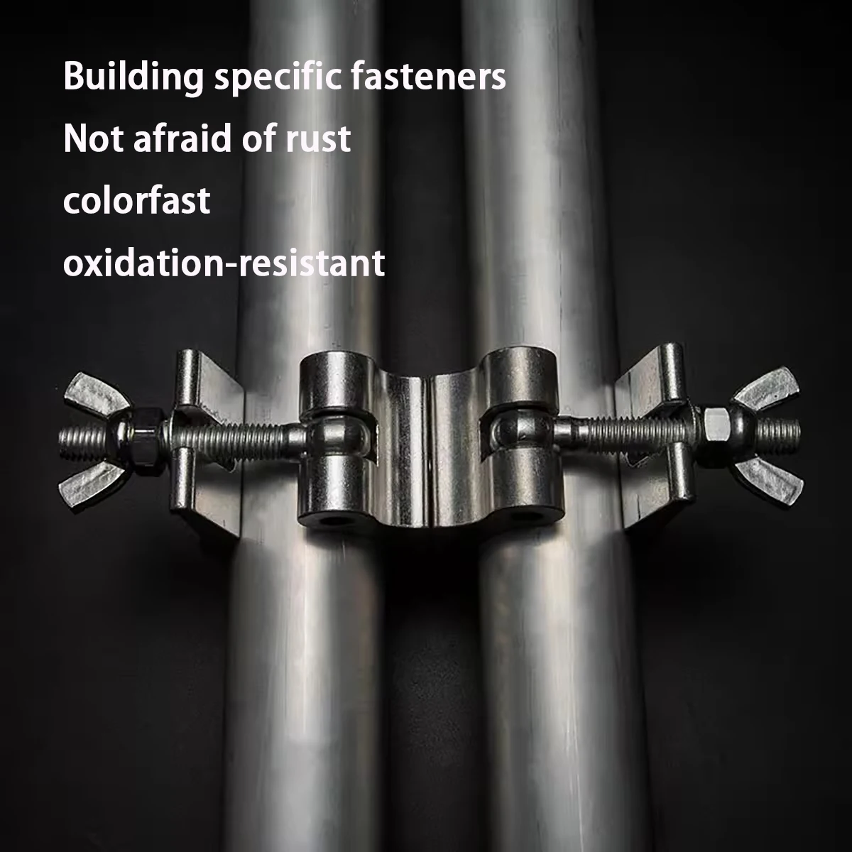 Clip di fissaggio a croce in lega di alluminio, impalcatura, fibbia di bloccaggio universale, fibbia per mensola rotante per tubo in acciaio