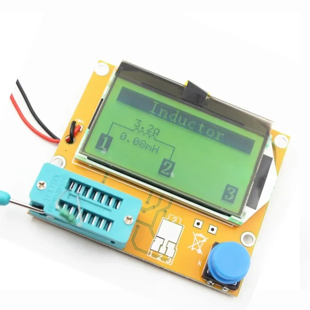 ESR Instrument Transistor Tester Graphic Transistor Tester Latest LCR-T4 Esr Meter Transistor Tester Diode 6F22 LCD Backlight