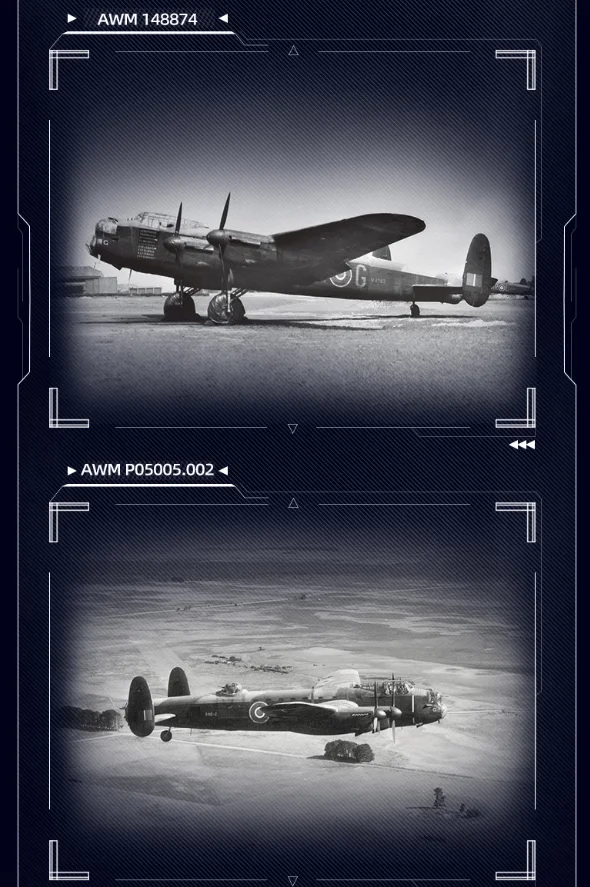 DIY MOC Building blocks bricks British Lancaster Mk.I strategic Bomber Fighter Aircraft Military Soldier Christmas gift