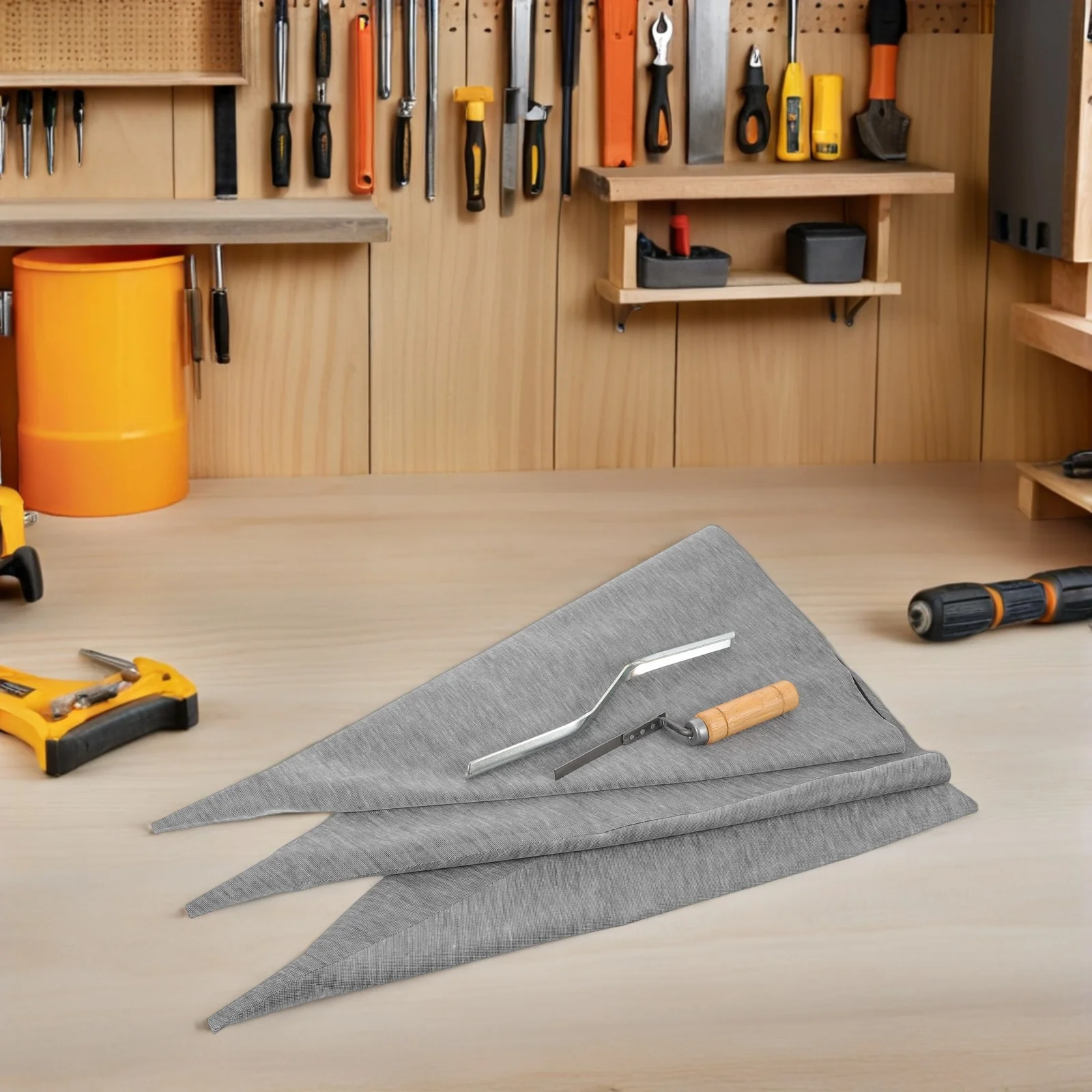 

Heavy-Duty Cement Sealant Bag Reinforced Airtight Metal Tip Mortar Grout Piping Bag Tear-Resistant Flexible Masonry Brick Tools