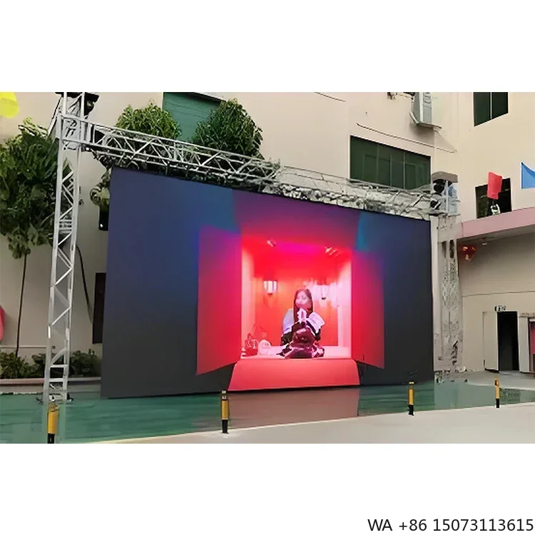 P2.604 Waterproof LED Screen HD Movable Indoor Outdoor Rental Video Wall for Stages