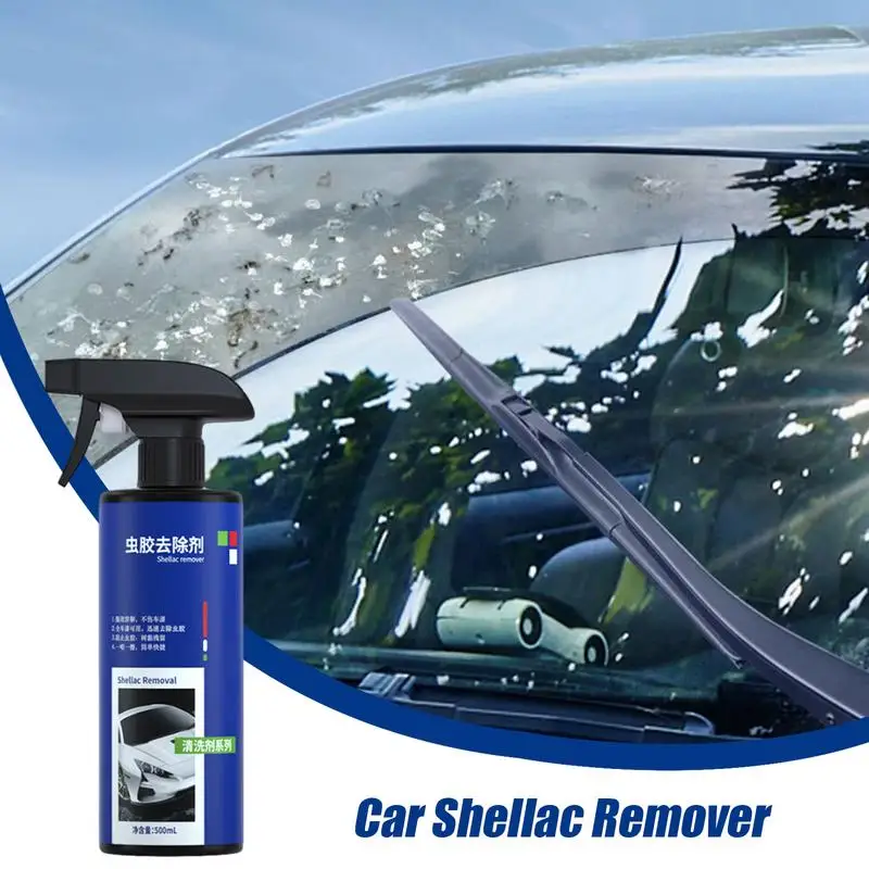 Sap Remover For Cars Exterior 500ml Car Detailing Solution Fast-Acting Tar And Adhesive Remover Removes Tree Sap Tar Gum Sticker