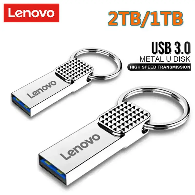 

Флэш-накопители Lenovo 2 ТБ USB 3,0, высокоскоростной металлический флеш-накопитель, 1 ТБ, 512 ГБ, 256 ГБ, портативный USB-накопитель, Водонепроницаемая USB-флэш-карта