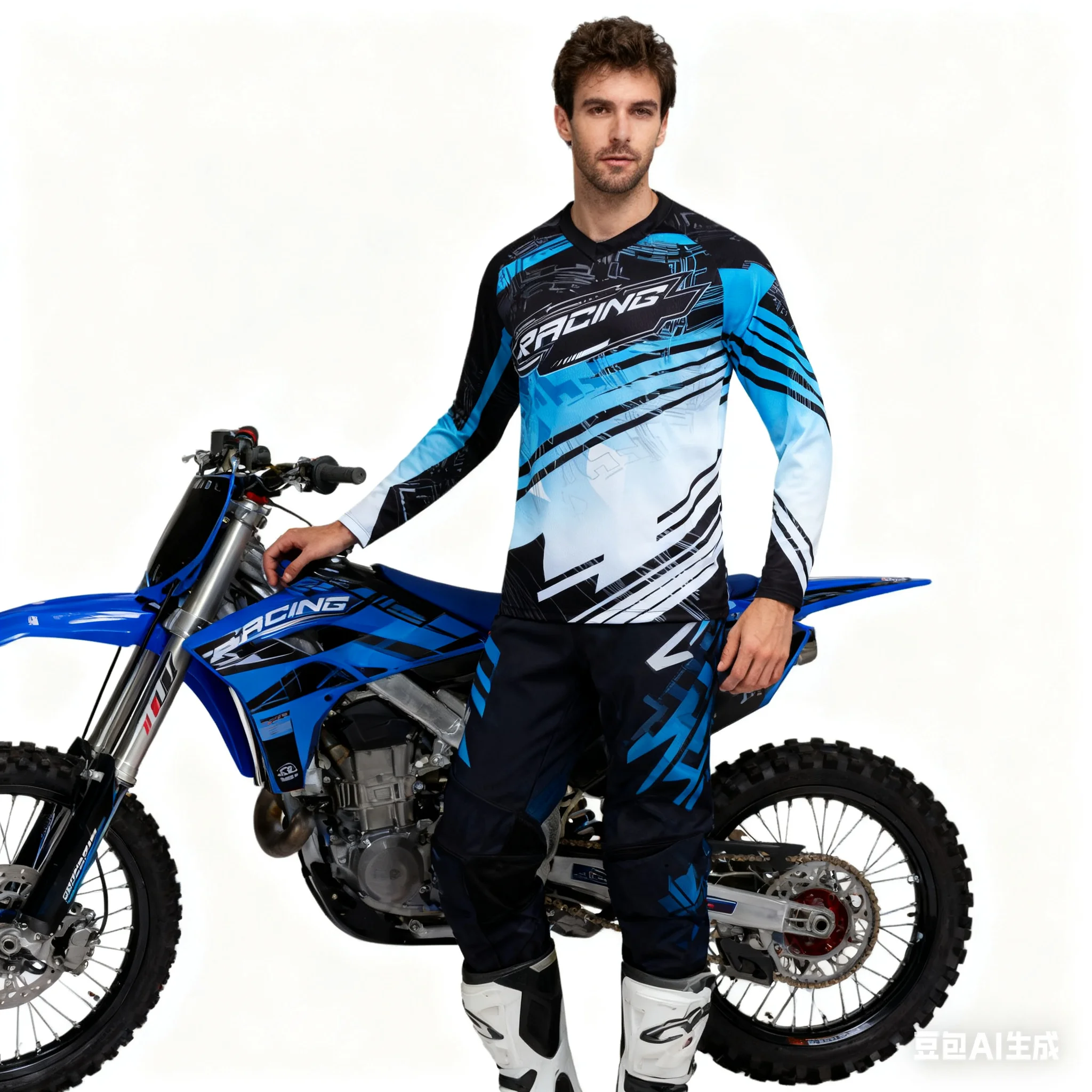 

Мотоцикл Эндуро для гонок по бездорожью с длинным рукавом Mtb Джерси мужские быстросохнущие футболки дышащие скоростные спуск свободной посадкой мягкие эластичные