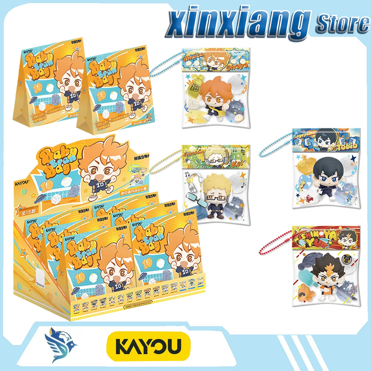 Anime Merchandise Haikyuu - KAYOU Haikyuu!! Mini Fasulye Torbası Figürü,