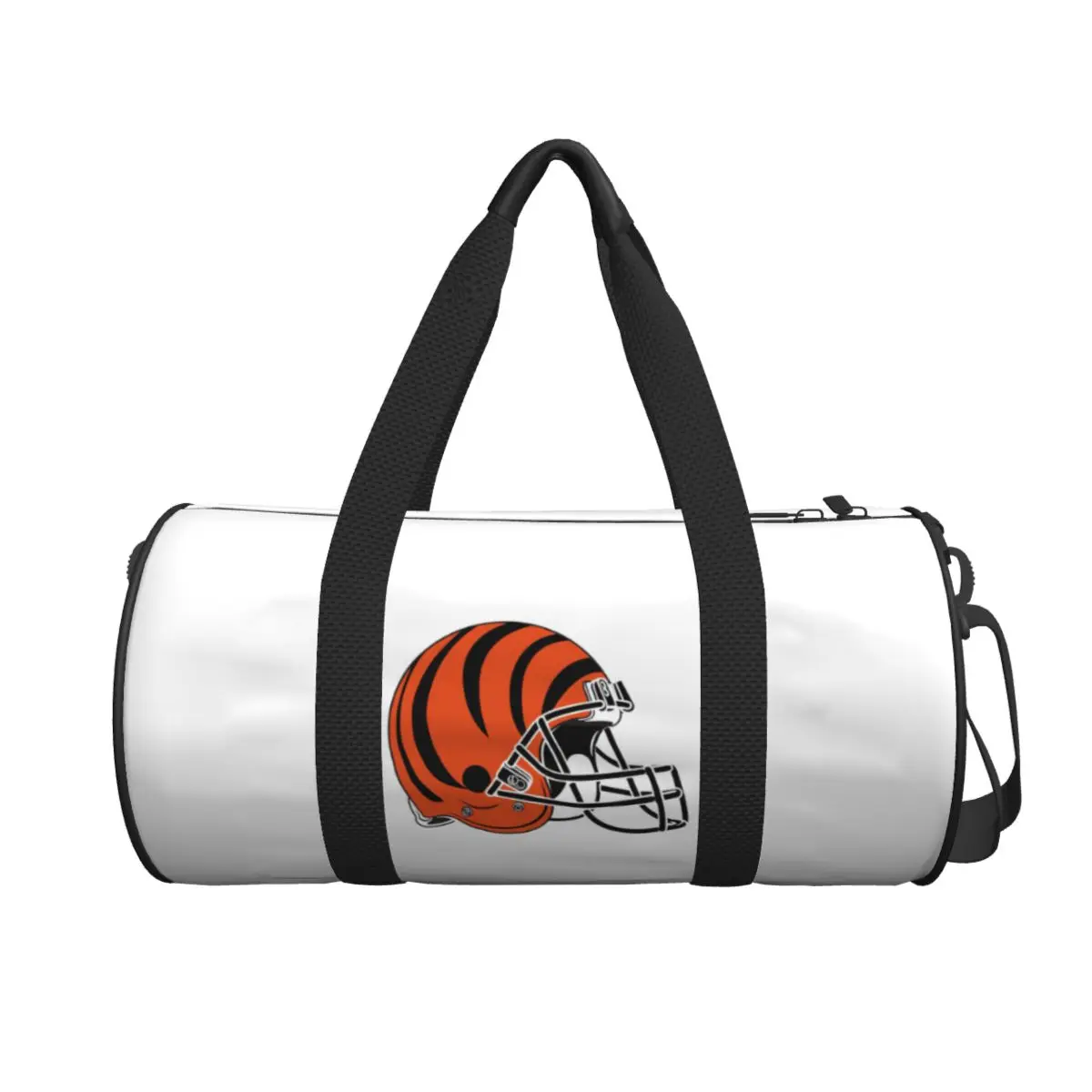 Stripe Bengals-of-Cincinnati Helmet Large Duffle Gym Bag Multi-Functional Duffle Travel Bags Handbags Fitness bag