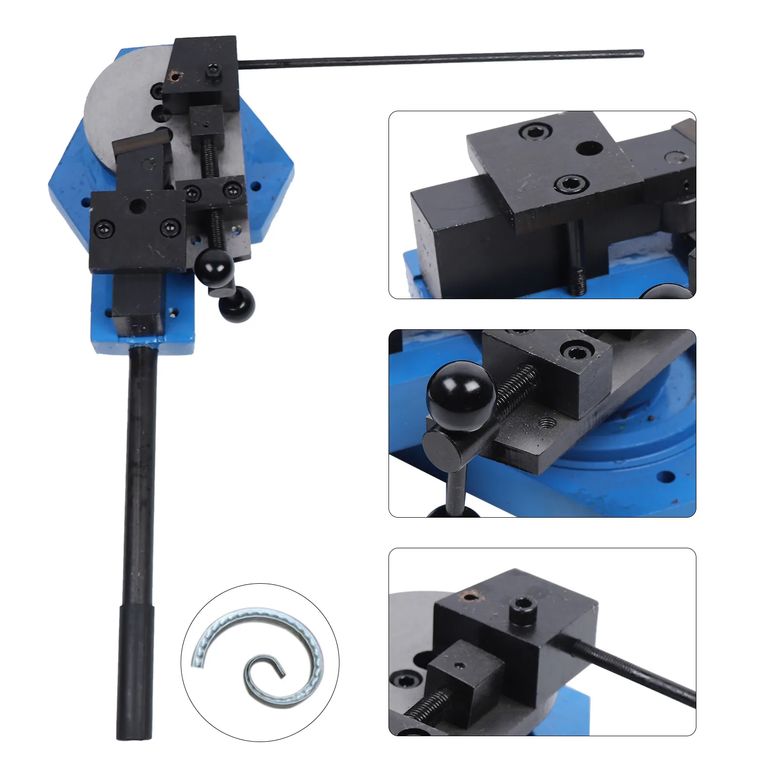 Multi-Functional Bending Bender With 2 Molds&3 Pins - Creates Clamps/Handles/Brackets, Fits Mild Steel&Non-Hardened Metals