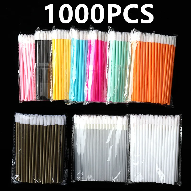 

1000 Pcs Lip Applicators Disposable, Lips Wands Lip Brush Lipstick Brush Lip Gloss Applicator Mascara Brush Makeup Tool