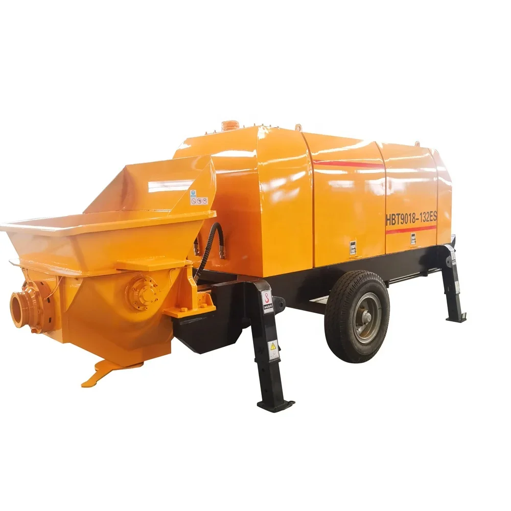 

Electric 35 m3/h Die sel Concrete Pumps Customization Mini Small Portable Concrete Conveying Pump