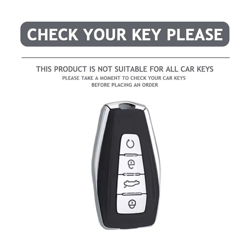 New Soft TPU Car Key Case Cover Shell For Geely Coolray X6 Geometry C Emgrand Kulrey Global Hawk GX7 Okavango Bag Accessories