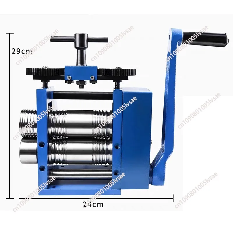 Sheet Manual Combination Jewelry Rolling Mill Semicircle Jewelry Press for Gold & Silver Nuggets Pressing