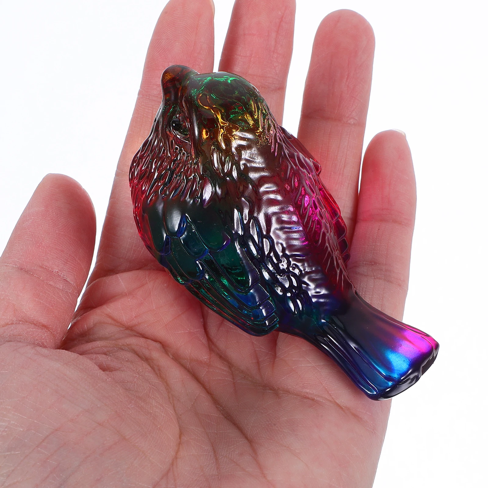 

Crystal Bird Ornaments Glass Animal Cartoon Statue Display Figurine Decorative Birds Figure