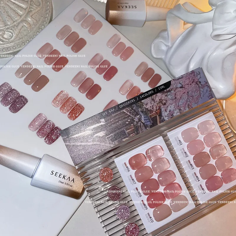 SEEKAA-Ensemble de gel pour les ongles, 10 couleurs transparentes, pour salon de manucure, kit d'art, non CUUV, nouvelle collection 2024, offre spéciale, vente en gros